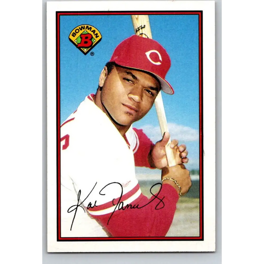 1989 Bowman #314 Kal Daniels NM-MT Cincinnati Reds Baseball Card Image 1