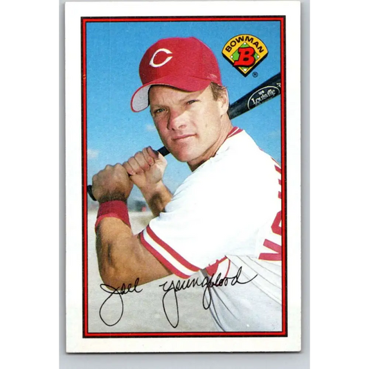 1989 Bowman #315 Joel Youngblood NM-MT Cincinnati Reds Baseball Card Image 1