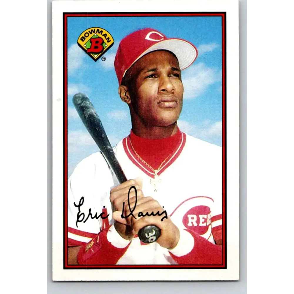 1989 Bowman #316 Eric Davis NM-MT Cincinnati Reds Baseball Card Image 1