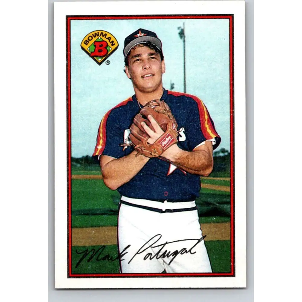 1989 Bowman #318 Mark Portugal NM-MT Houston Astros Baseball Card Image 1