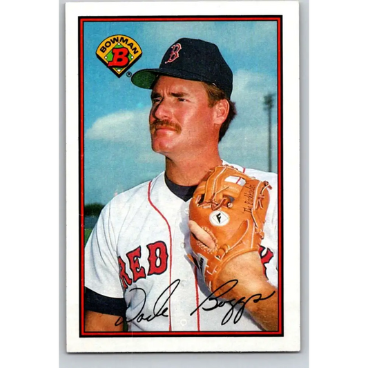 1989 Bowman #32 Wade Boggs NM-MT Boston Red Sox Baseball Card Image 1