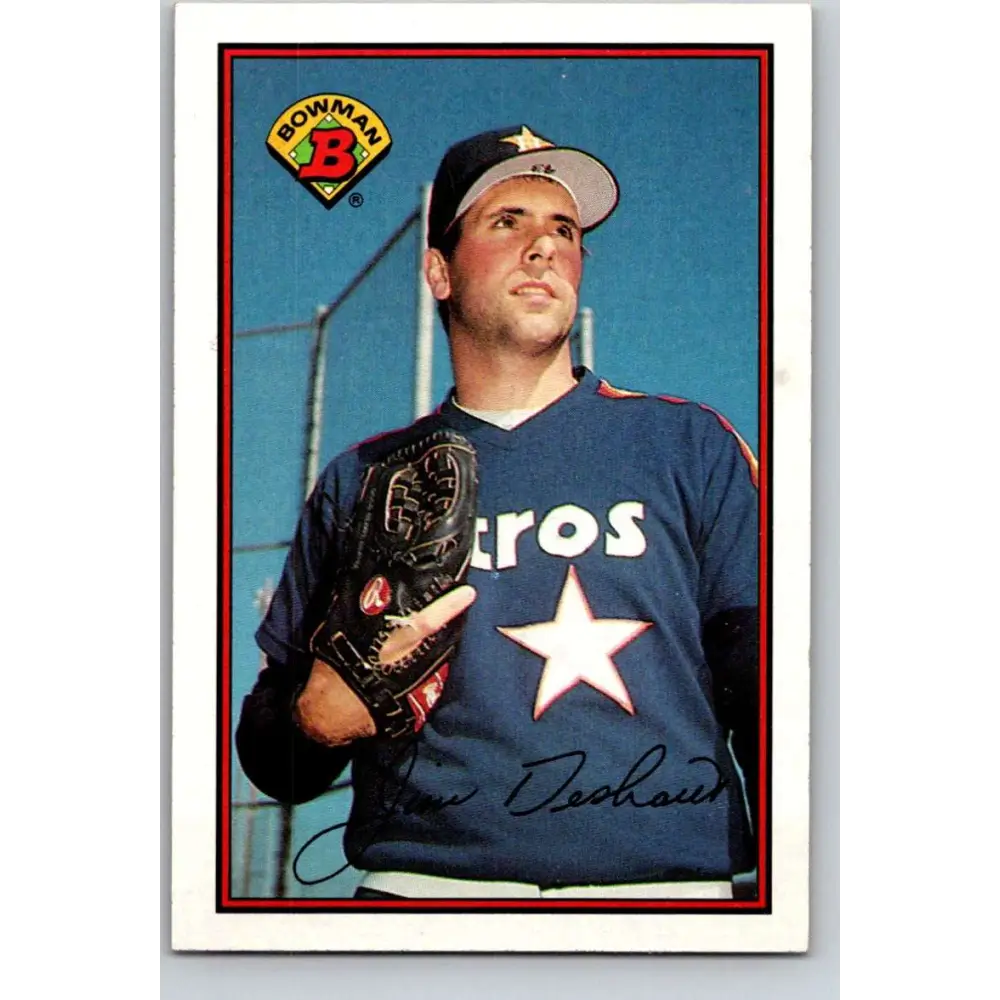 1989 Bowman #320 Jim Deshaies NM-MT Houston Astros Baseball Card Image 1