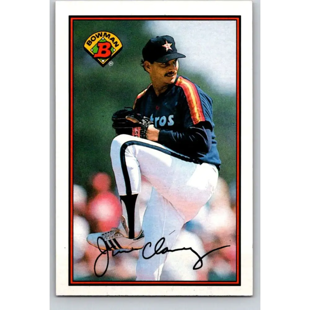 1989 Bowman #324 Jim Clancy NM-MT Houston Astros Baseball Card Image 1
