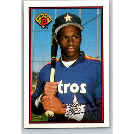 1989 Bowman #333 Gerald Young NM-MT Houston Astros Baseball Card Image 1