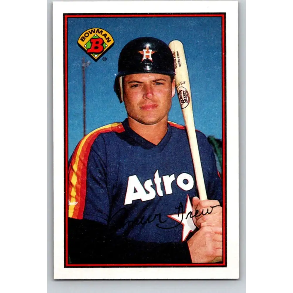 1989 Bowman #334 Cameron Drew NM-MT RC Rookie Houston Astros Baseball Card Image 1