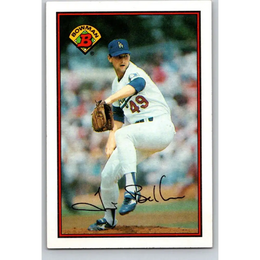1989 Bowman #336 Tim Belcher NM-MT Los Angeles Dodgers Baseball Card Image 1