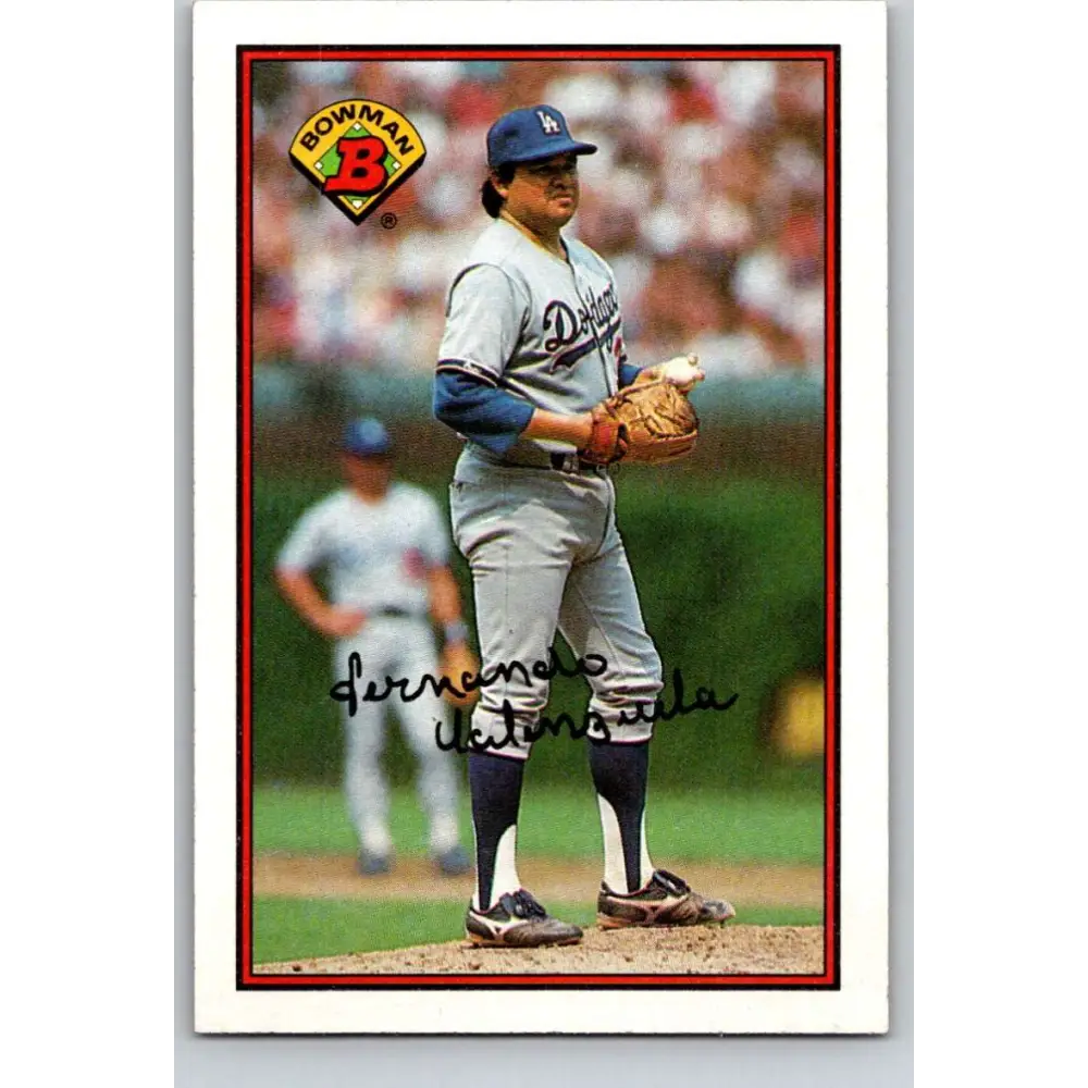 1989 Bowman #337 Fernando Valenzuela NM-MT Los Angeles Dodgers Baseball Card Image 1