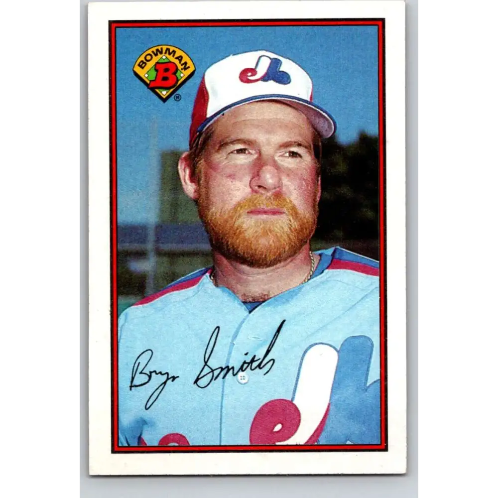 1989 Bowman #353 Bryn Smith NM-MT Montreal Expos Baseball Card Image 1