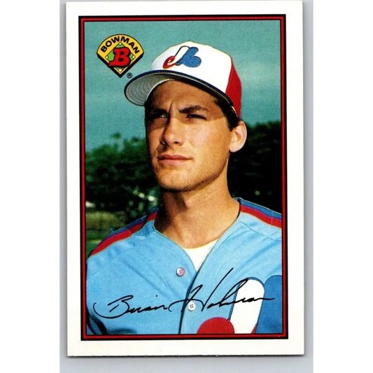 1989 Bowman #357 Brian Holman NM-MT RC Rookie Montreal Expos Baseball Card Image 1