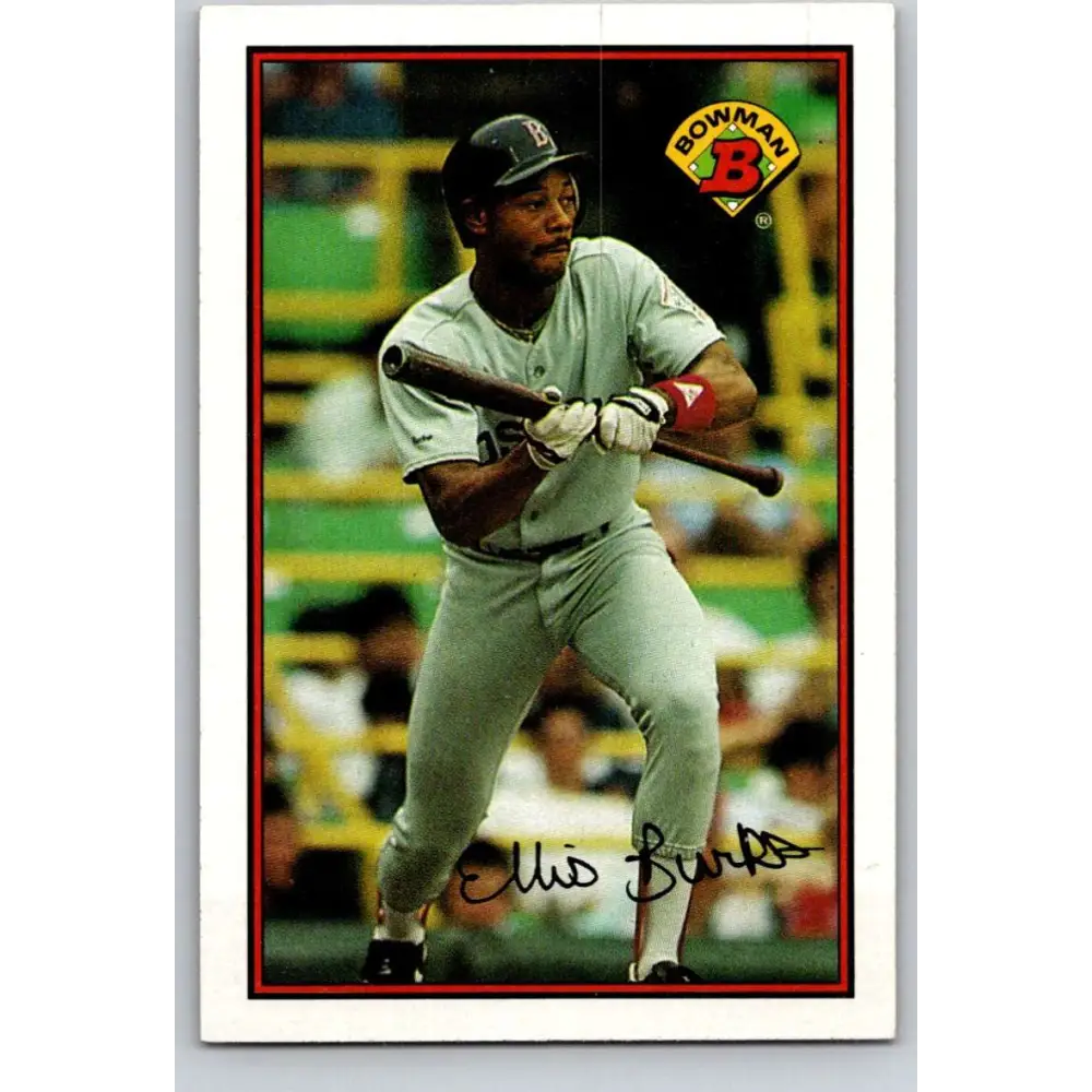 1989 Bowman #36 Ellis Burks NM-MT Boston Red Sox Baseball Card Image 1