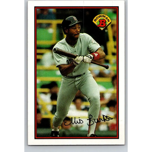 1989 Bowman #36 Ellis Burks NM-MT Boston Red Sox Baseball Card Image 1