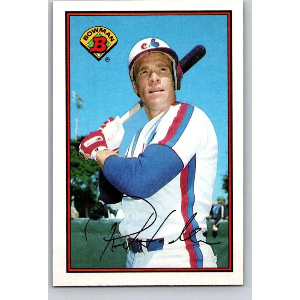 1989 Bowman #364 Rex Hudler NM-MT Montreal Expos Baseball Card Image 1