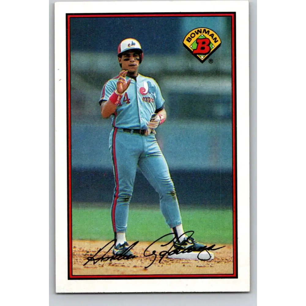 1989 Bowman #365 Andres Galarraga NM-MT Montreal Expos Baseball Card Image 1