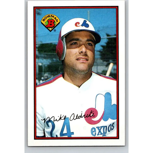 1989 Bowman #368 Mike Aldrete NM-MT Montreal Expos Baseball Card Image 1
