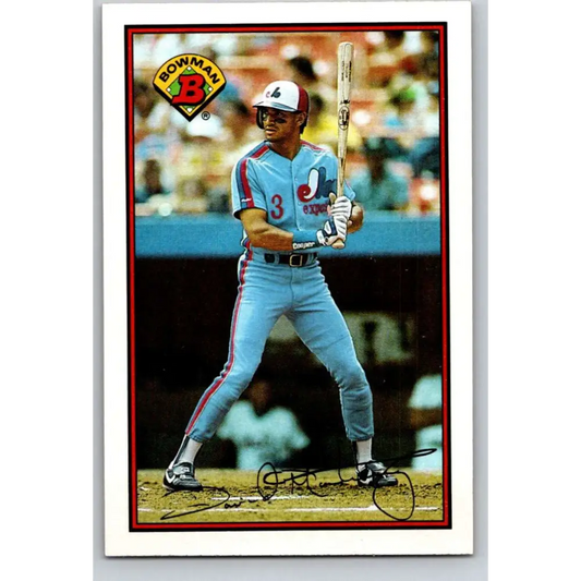 1989 Bowman #370 Dave Martinez NM-MT Montreal Expos Baseball Card Image 1