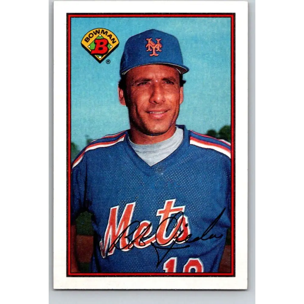 1989 Bowman #371 Bob Ojeda NM-MT New York Mets Baseball Card Image 1