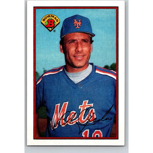 1989 Bowman #371 Bob Ojeda NM-MT New York Mets Baseball Card Image 1