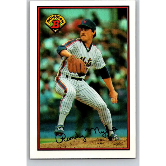 1989 Bowman #374 Randy Myers NM-MT New York Mets Baseball Card Image 1