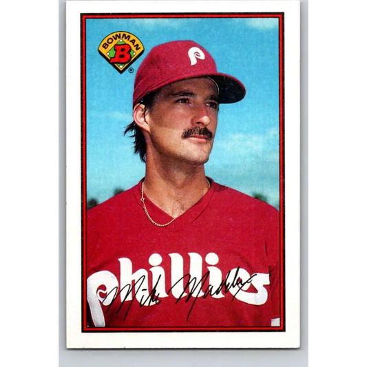 1989 Bowman #391 Mike Maddux NM-MT Philadelphia Phillies Baseball Card Image 1