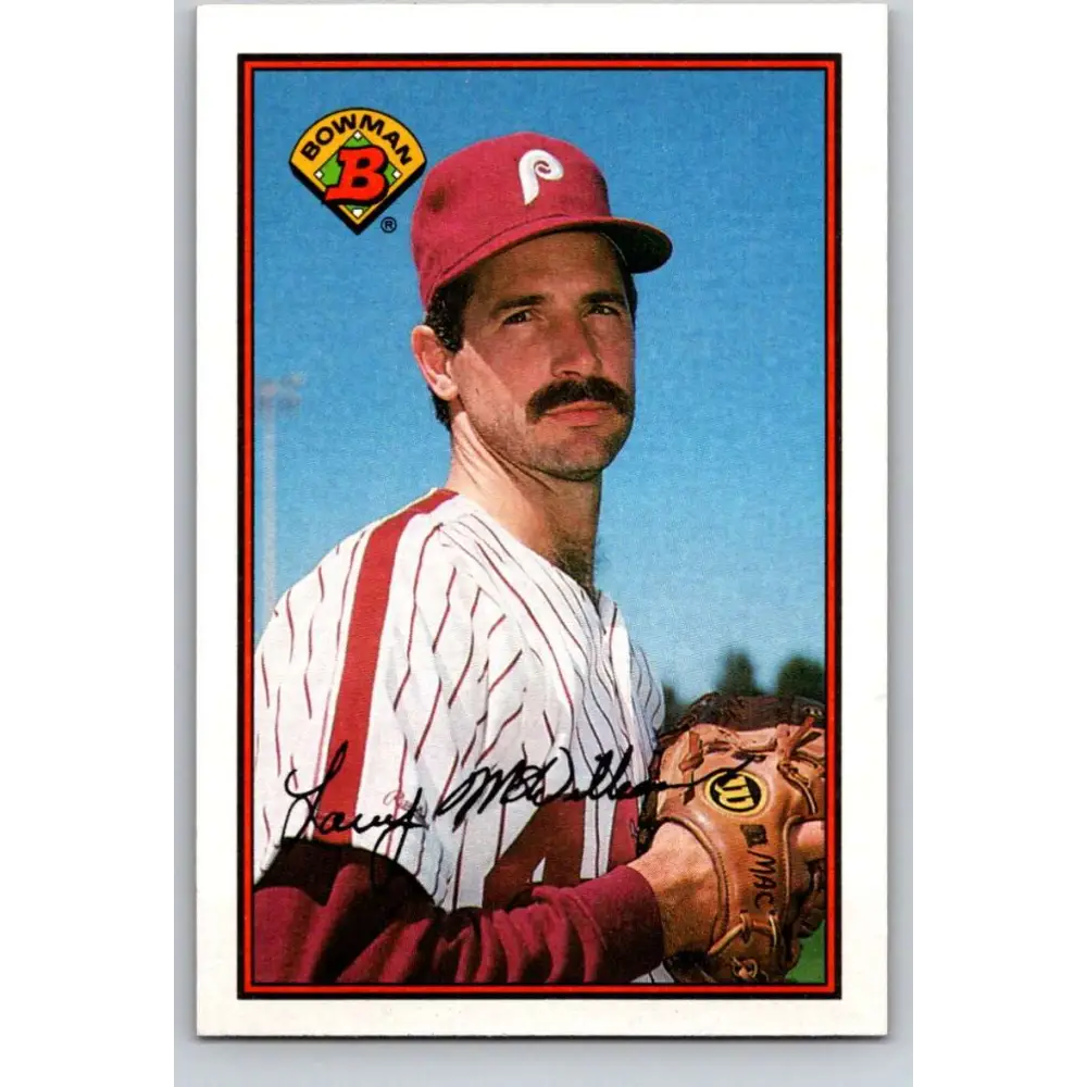 1989 Bowman #397 Larry McWilliams NM-MT Philadelphia Phillies Baseball Card Image 1