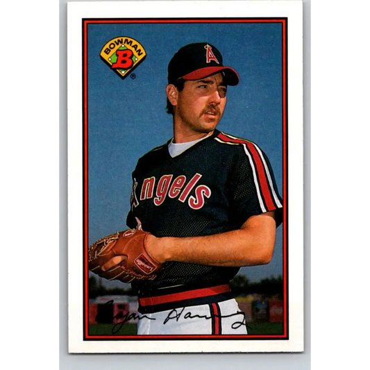 1989 Bowman #40 Bryan Harvey NM-MT RC Rookie California Angels Baseball Card Image 1