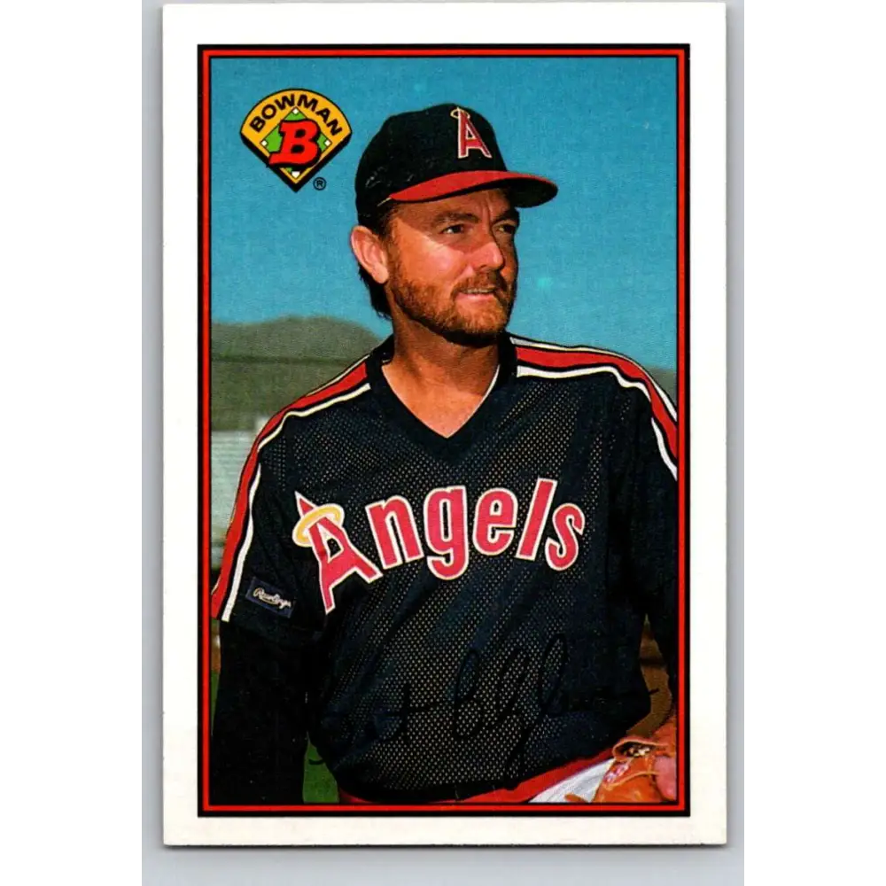 1989 Bowman #41 Bert Blyleven NM-MT California Angels Baseball Card Image 1