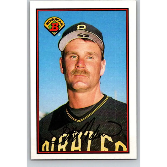 1989 Bowman #412 Scott Medvin NM-MT RC Rookie Pittsburgh Pirates Baseball Card Image 1
