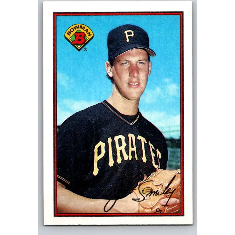 1989 Bowman #413 John Smiley NM-MT Pittsburgh Pirates Baseball Card Image 1