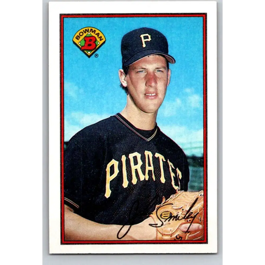 1989 Bowman #413 John Smiley NM-MT Pittsburgh Pirates Baseball Card Image 1