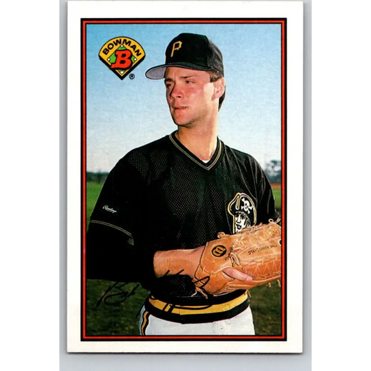 1989 Bowman #414 Bob Kipper NM-MT Pittsburgh Pirates Baseball Card Image 1