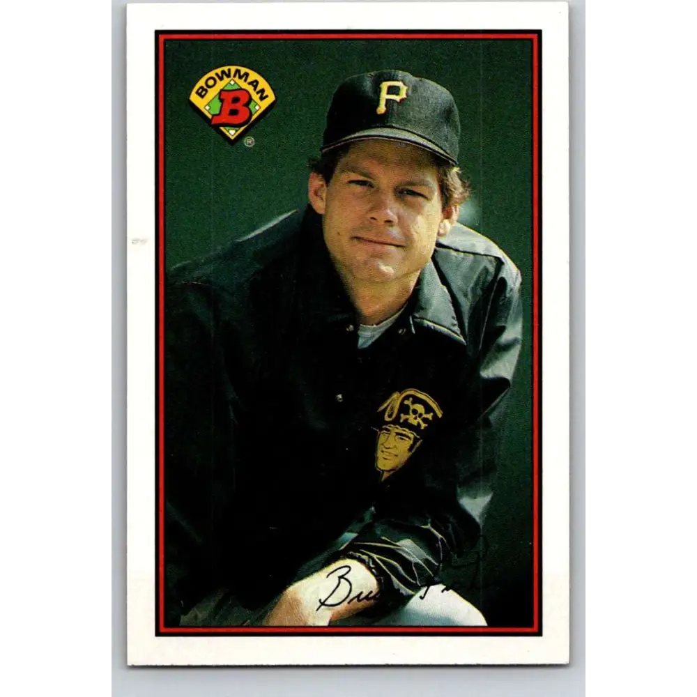 1989 Bowman #415 Brian Fisher NM-MT Pittsburgh Pirates Baseball Card Image 1
