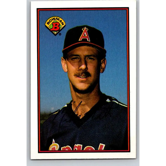 1989 Bowman #42 Mike Witt NM-MT California Angels Baseball Card Image 1