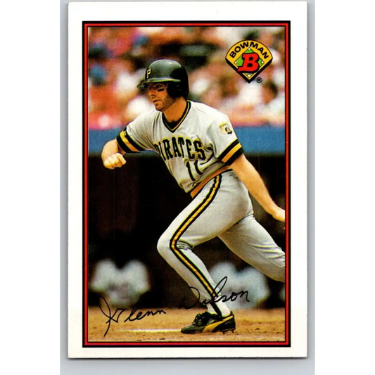 1989 Bowman #423 Glenn Wilson NM-MT Pittsburgh Pirates Baseball Card Image 1