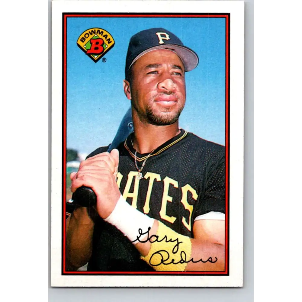 1989 Bowman #425 Gary Redus NM-MT Pittsburgh Pirates Baseball Card Image 1