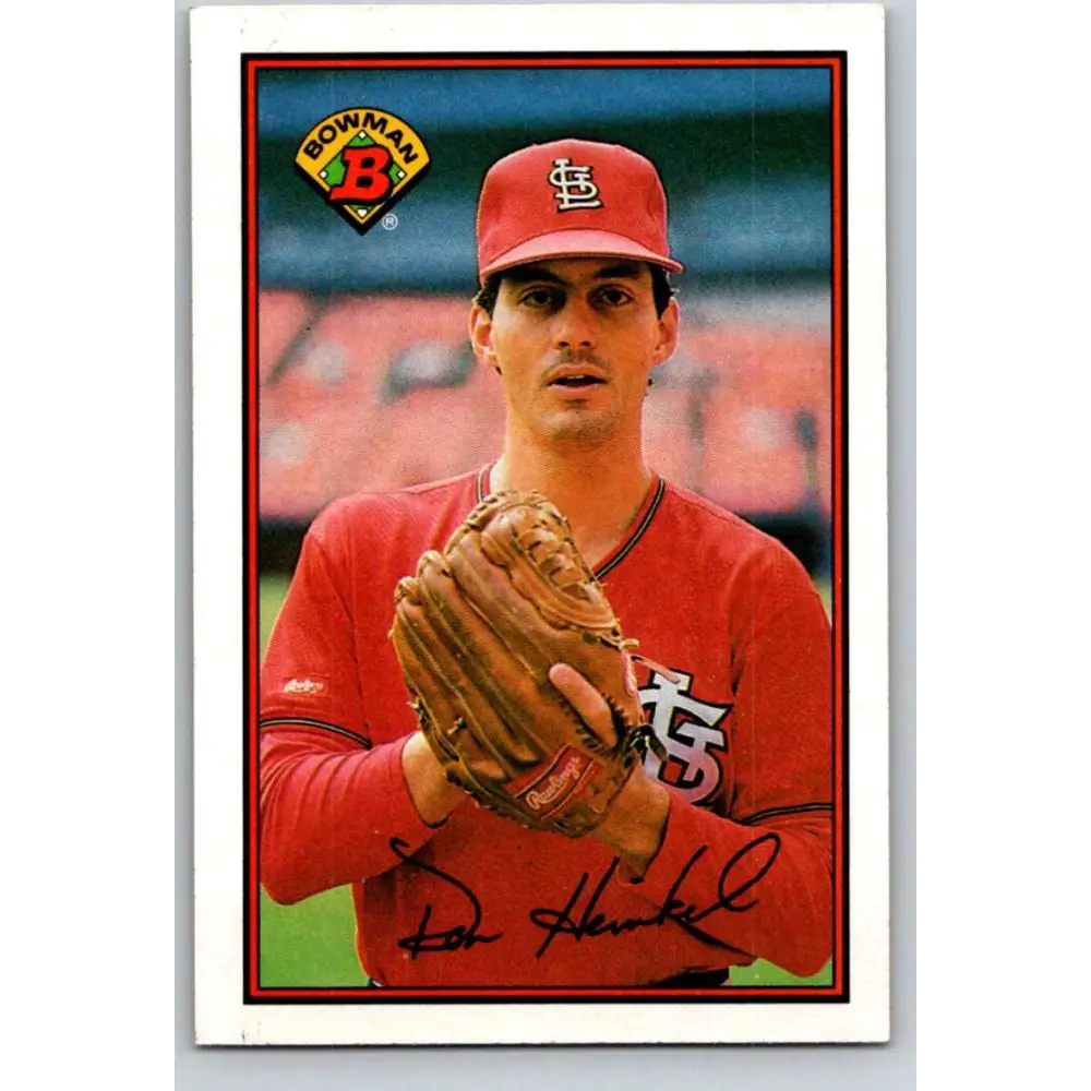1989 Bowman #427 Don Heinkel NM-MT St. Louis Cardinals Baseball Card Image 1