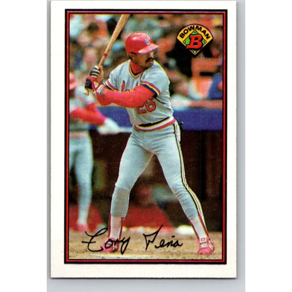 1989 Bowman #435 Tony Pena NM-MT St. Louis Cardinals Baseball Card Image 1