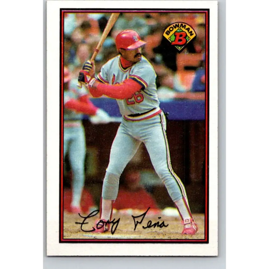 1989 Bowman #435 Tony Pena NM-MT St. Louis Cardinals Baseball Card Image 1