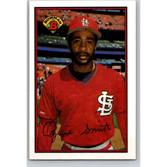 1989 Bowman #436 Ozzie Smith NM-MT St. Louis Cardinals Baseball Card Image 1