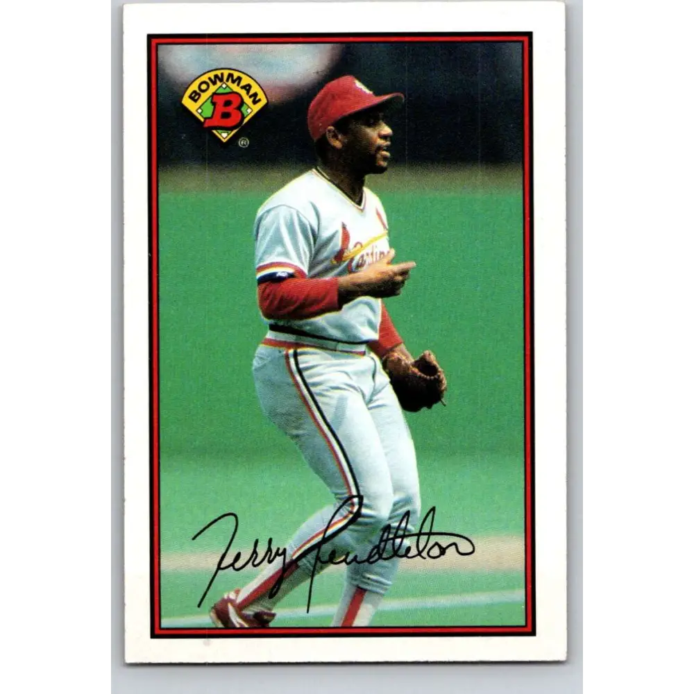1989 Bowman #437 Terry Pendleton NM-MT St. Louis Cardinals Baseball Card Image 1