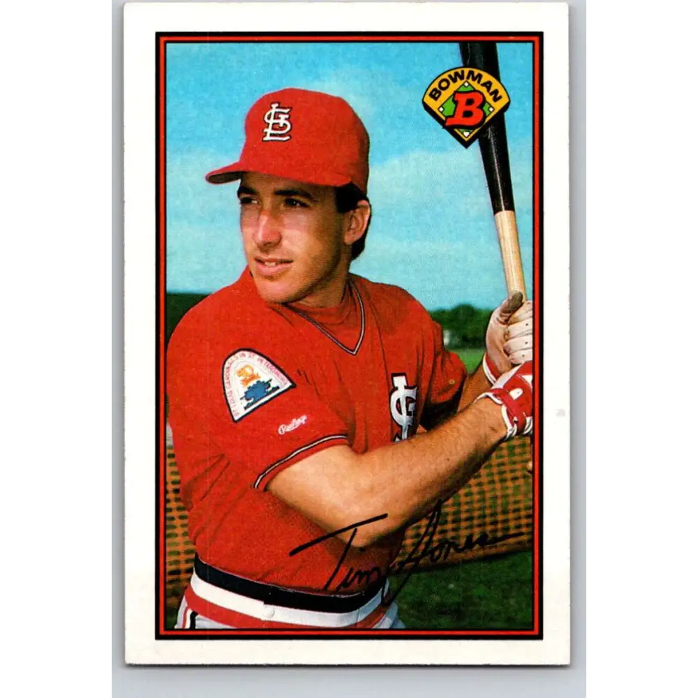 1989 Bowman #439 Tim Jones NM-MT RC Rookie St. Louis Cardinals Baseball Card Image 1