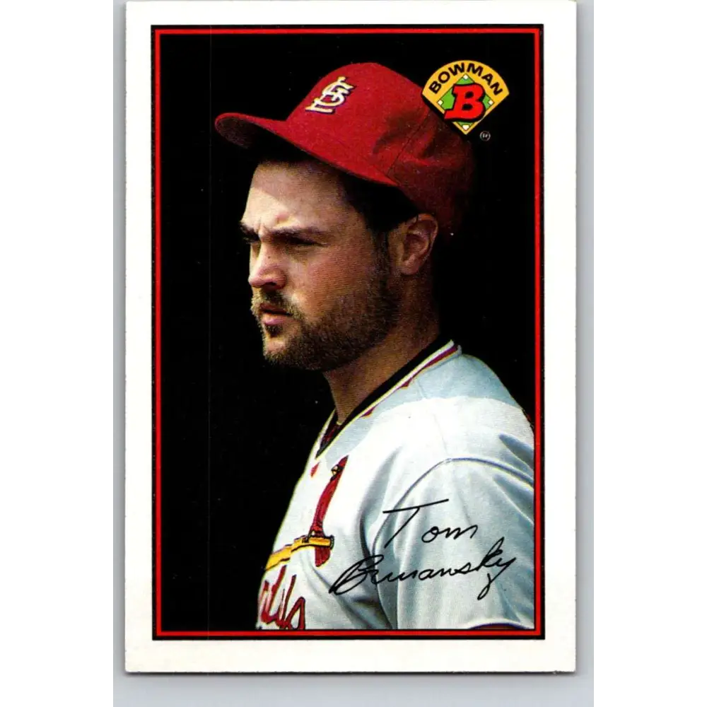 1989 Bowman #444 Tom Brunansky NM-MT St. Louis Cardinals Baseball Card Image 1