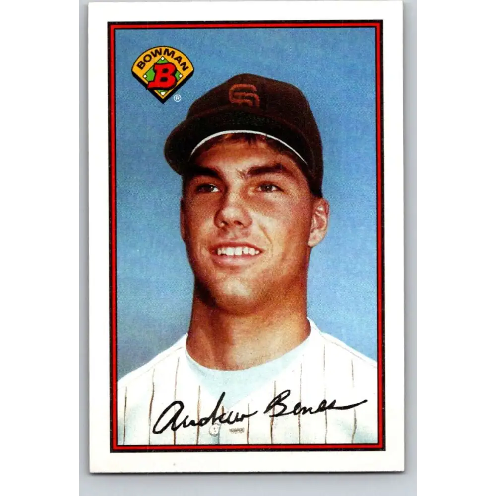1989 Bowman #448 Andy Benes NM-MT RC Rookie San Diego Padres Baseball Card Image 1