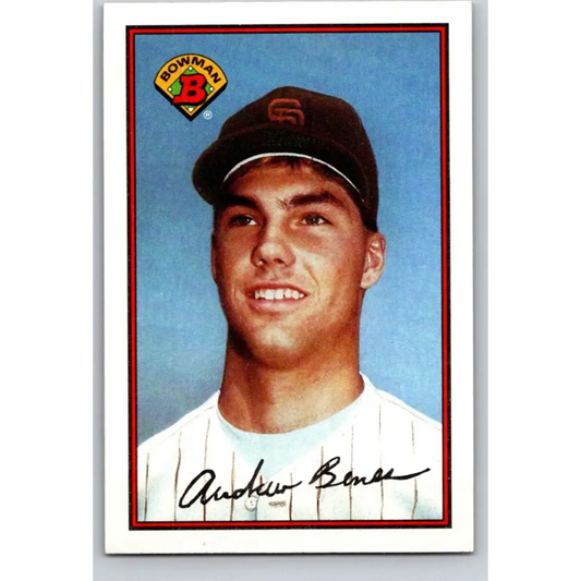 1989 Bowman #448 Andy Benes NM-MT RC Rookie San Diego Padres Baseball Card Image 1