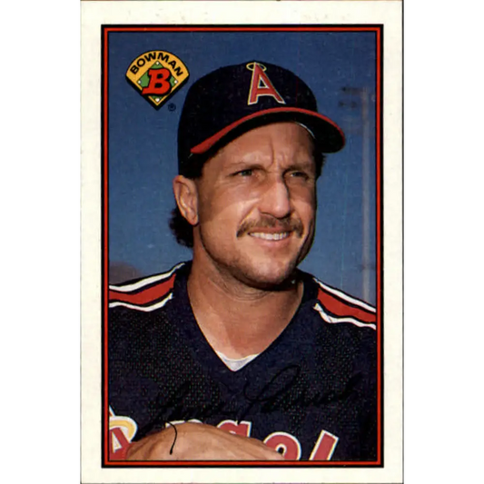 1989 Bowman #45 Lance Parrish NM-MT California Angels Baseball Card Image 1