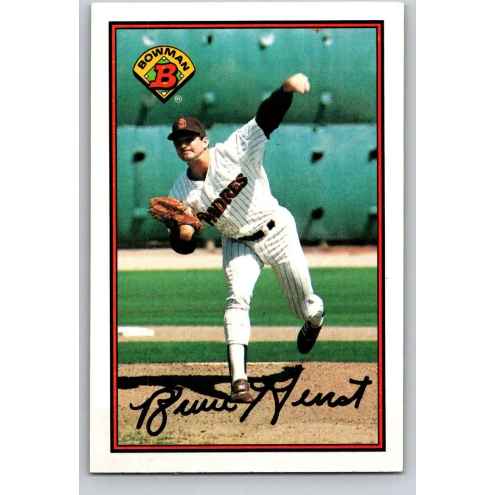 1989 Bowman #451 Bruce Hurst NM-MT San Diego Padres Baseball Card Image 1