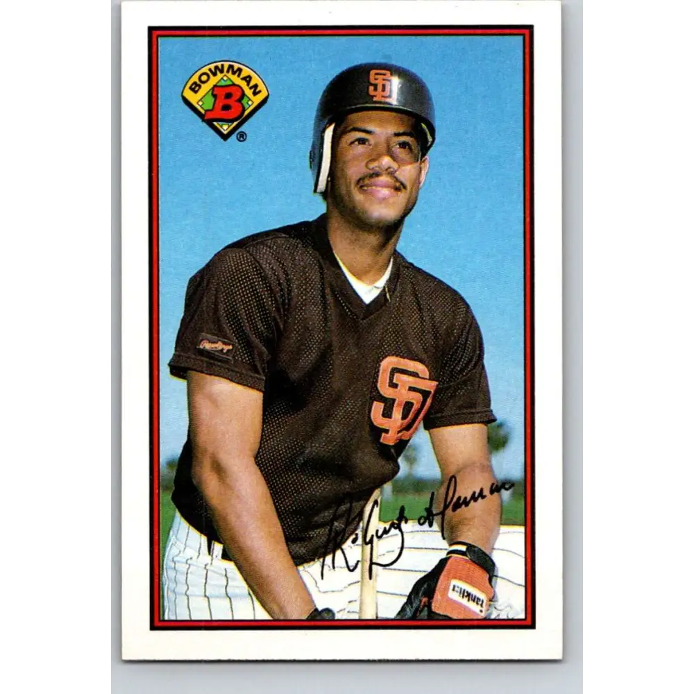 1989 Bowman #458 Roberto Alomar NM-MT San Diego Padres Baseball Card Image 1