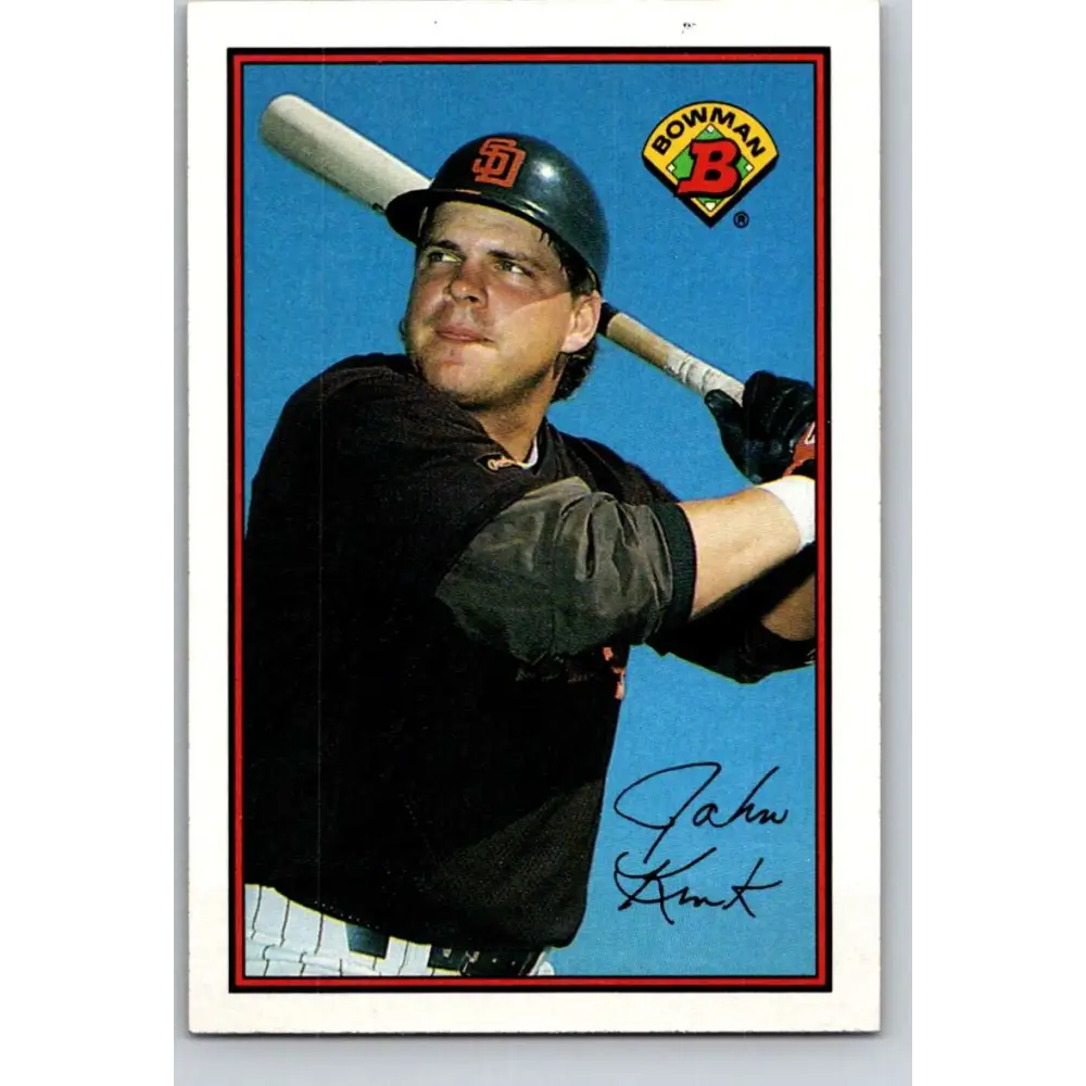 1989 Bowman #460 John Kruk NM-MT San Diego Padres Baseball Card Image 1