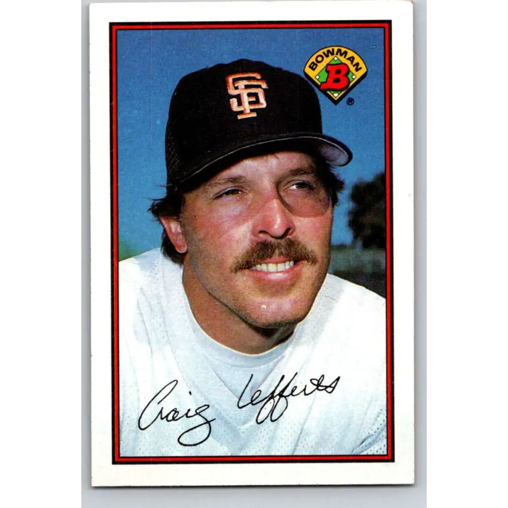 1989 Bowman #464 Craig Lefferts NM-MT San Francisco Giants Baseball Card Image 1