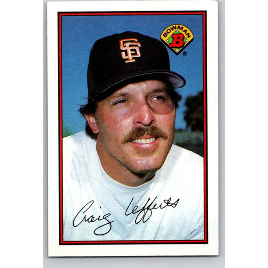 1989 Bowman #464 Craig Lefferts NM-MT San Francisco Giants Baseball Card Image 1