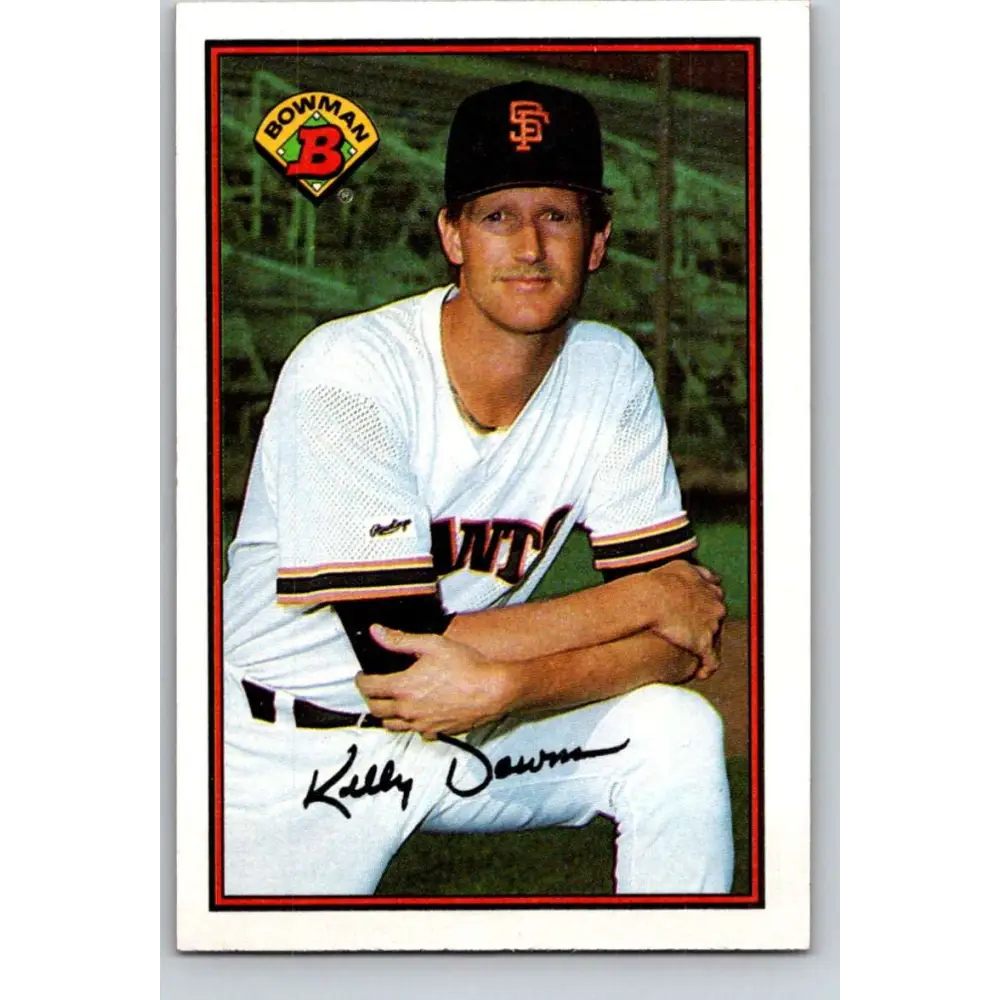 1989 Bowman #465 Kelly Downs NM-MT San Francisco Giants Baseball Card Image 1